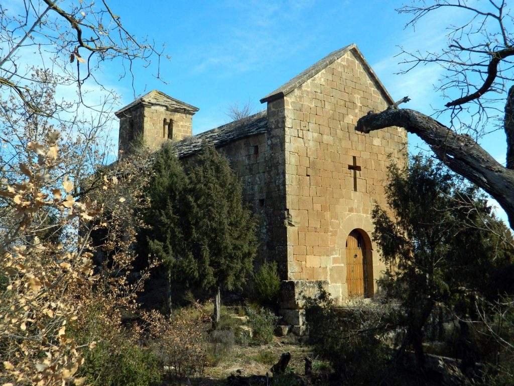 iglesia de santa maria de la serra de castellar oliola