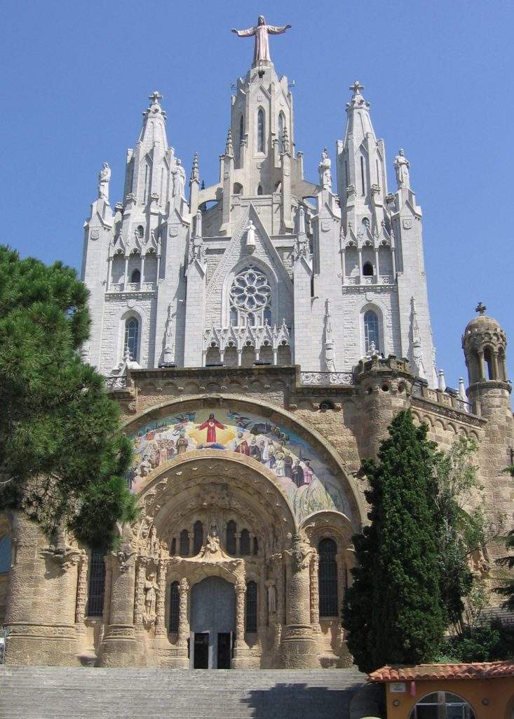 templo expiatorio del sagrado corazon de jesus del tibidabo salesianos barcelona